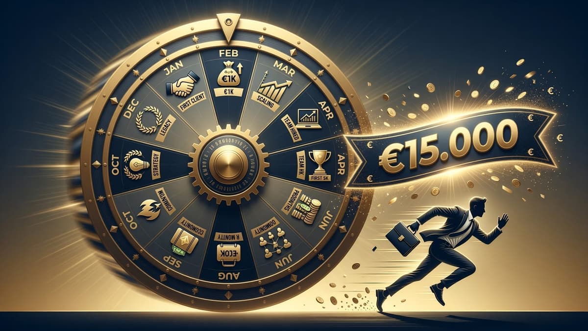 Dein 12-Monats-AI-Money-Plan: Von 0 auf 15.000 €/Monat – der komplette Fahrplan