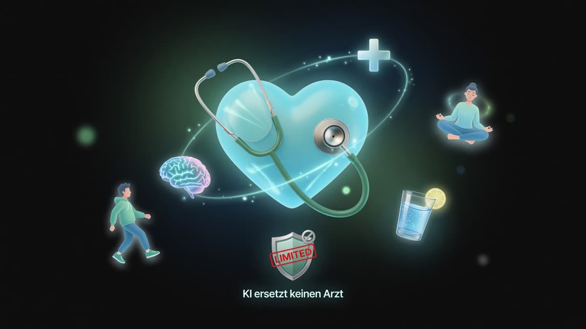 KI für Gesundheit & Wohlbefinden: Fragen stellen, Tipps erhalten